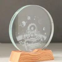 Сувенир стекло свет "Диск.Космическая станция" 5хLED d=10 см, USB 10х4х11,4 см Сувенир стекло свет "Диск.Космическая станция" 5хLED d=10 см, USB 10х4х11,4 см