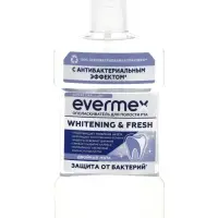 Evermex ополаскиватель для рта Whitening& Fresh 500 мл