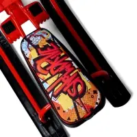 Снегокат &laquo;Тимка спорт 2 +&raquo; с граффити, красный, ТС2+/GR Nika Kids