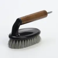 Щетка утюжок &laquo;Олаф&raquo; деревянная ручка, 15.5&times;6.8 см, чёрная