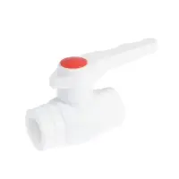 Кран шаровой ZEIN, полипропиленовый, d=20 мм