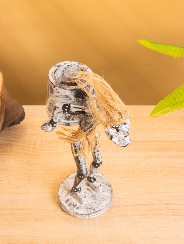 Сувенир Сувенир "Абориген с кувшином" дерево, 8х13х20 см