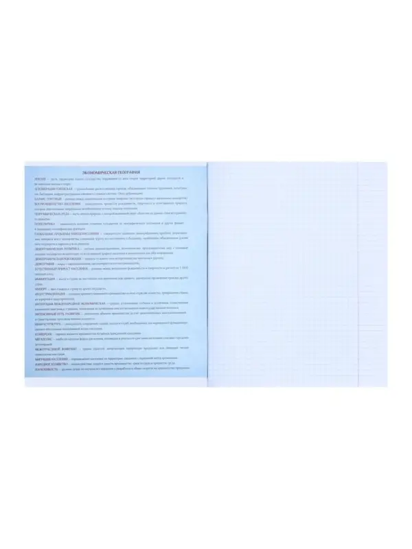 Предметная тетрадь по географии Calligrata &laquo;Комикс Аниме&raquo;, 48 листов, в клетку, со справочным материалом, обложка из мелованного картона