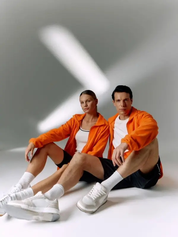 Куртка флисовая унисекс Fliska, оранжевая, размер M/L Куртка флисовая унисекс Fliska, оранжевая, размер M/L