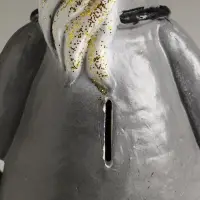 Копилка "Лошадь с подковой" 15х15х25 см, серый Копилка "Лошадь с подковой" 15х15х25 см, серый