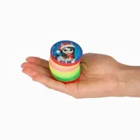 Funny toys Пружинка радуга "Новогодняя лошадка", цвета МИКС, d.-5см