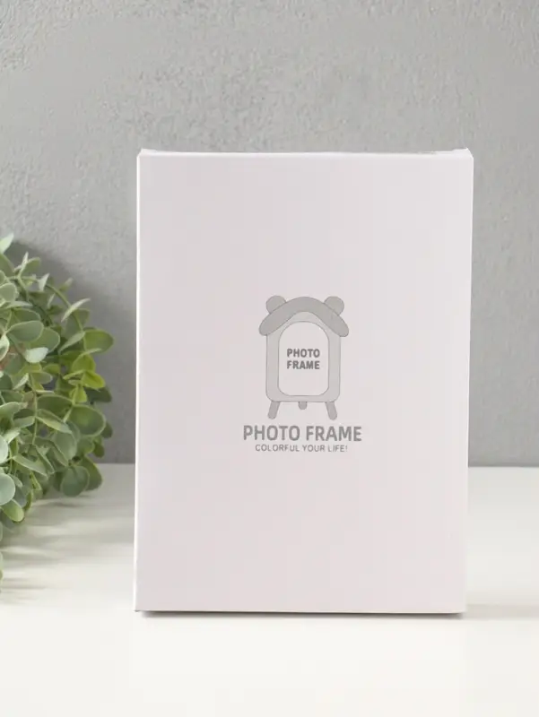 Фоторамка пластик 10х15 см "Домик с ушками зайки" зелёный 2х16,7х26 см