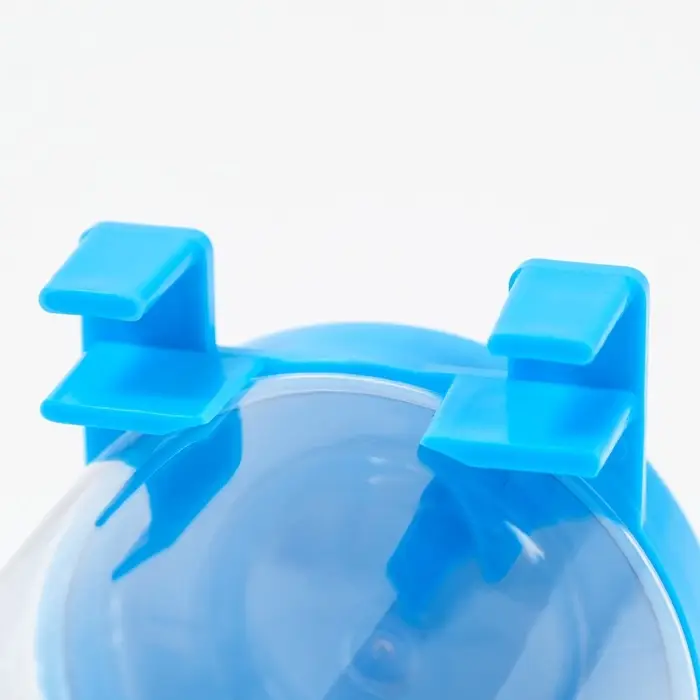 Поилка для клетки, 400 мл, 9 х 6 х 20 см, голубая Поилка для клетки, 400 мл, 9 х 6 х 20 см, голубая