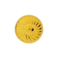 Ручка кнопка CAPPIO RK004, d=30 мм, золото, набор 10 шт.