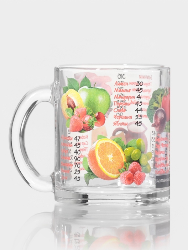 Кружка 300 мл "Таблица калорий"