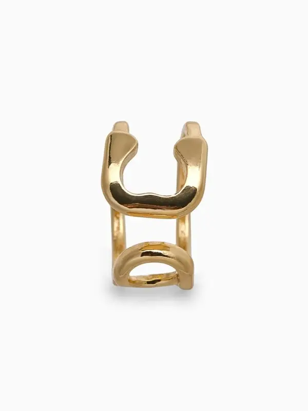 Серьга "Кафф" булавка, цвет золото