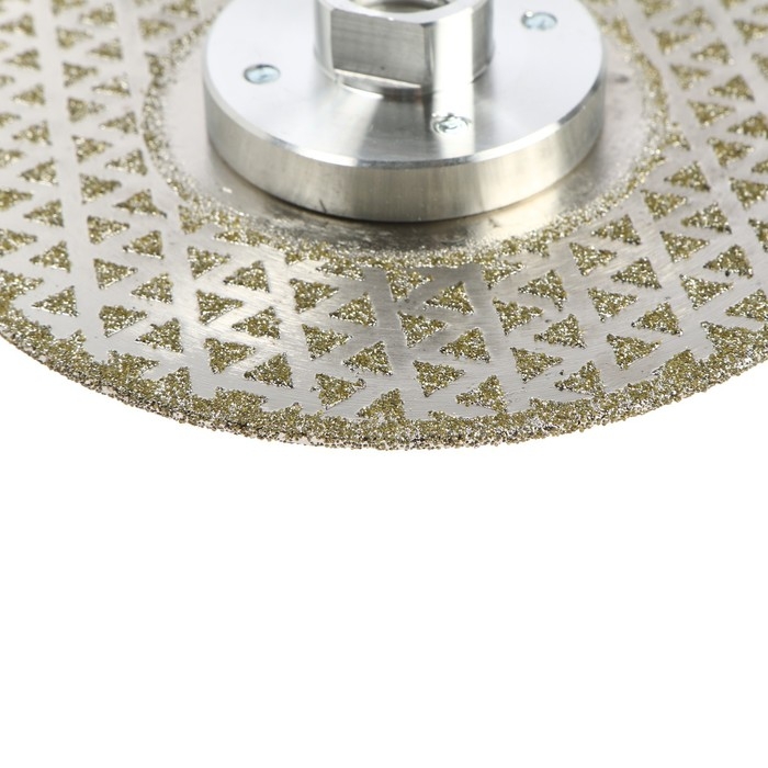 Диск алмазный для резки и шлифовки ТУНДРА, гальванический, сплошной, сухой рез, 125 мм, М14   993529 Диск алмазный для резки и шлифовки ТУНДРА, гальванический, сплошной, сухой рез, 125 мм, М14   993529