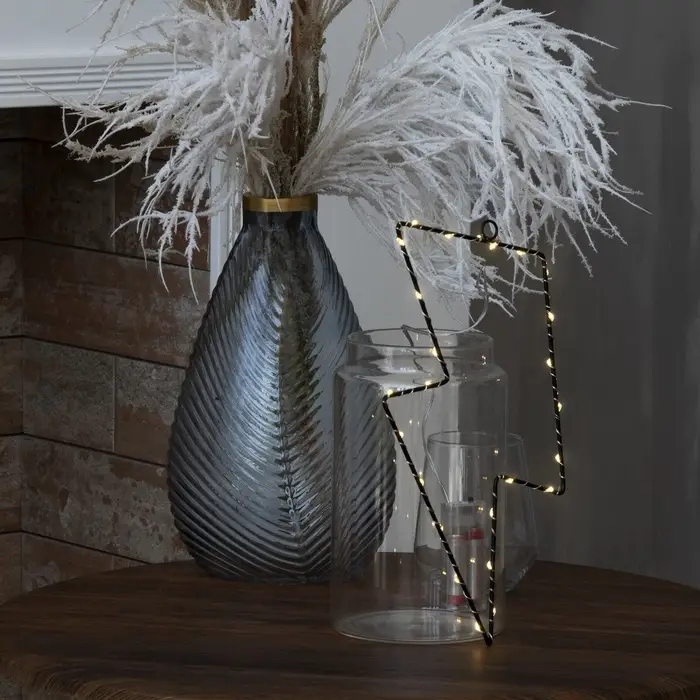 Светодиодная фигура &laquo;Молния&raquo; 16&times;29 см, металл, от батареек ААх2, свечение тёплое белое