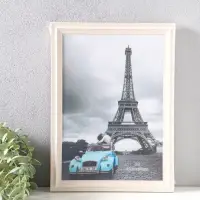 Фоторамка пластик формат А4 см "Остин" бело-бежевый 33,5х24,5х1,5 см