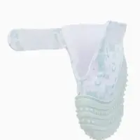 Прорезыватель на ручку для зубов &laquo;Дино&raquo;, светло-серый