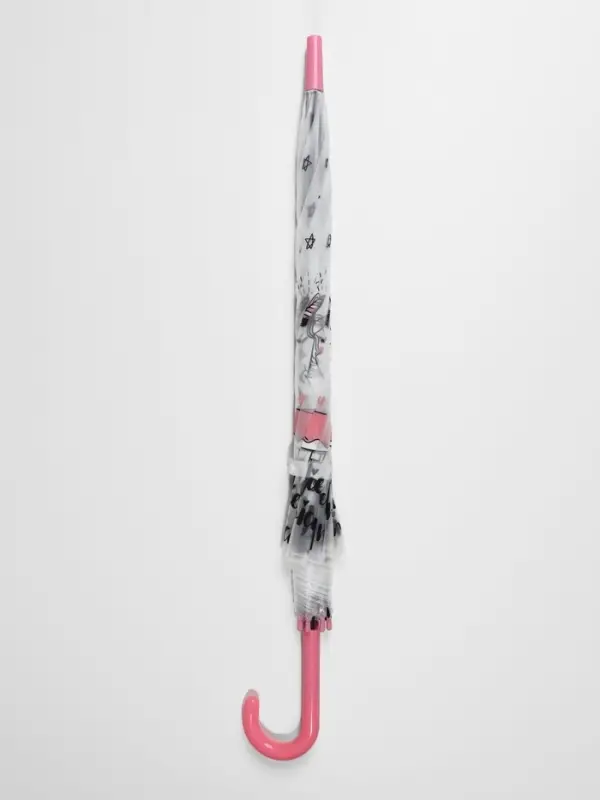 Зонт - трость детский &laquo;Единорог&raquo;, полуавтоматический, 8 спиц, R=47/55 см, d=94 см, белый