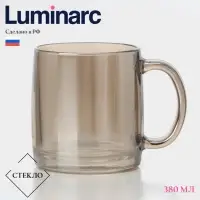 Кружка Luminarc Nordic &laquo;Золотой мёд&raquo;, 380 мл, стекло, золотистая