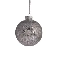 Ёлочные игрушки &laquo;Праздничный блеск&raquo;, шары новогодние, d=10 см, набор 4 шт., серебро/золото
