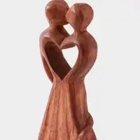 Сувенир &laquo;Узы брака&raquo;, 20&times;9&times;3 см, дерево, коричневый