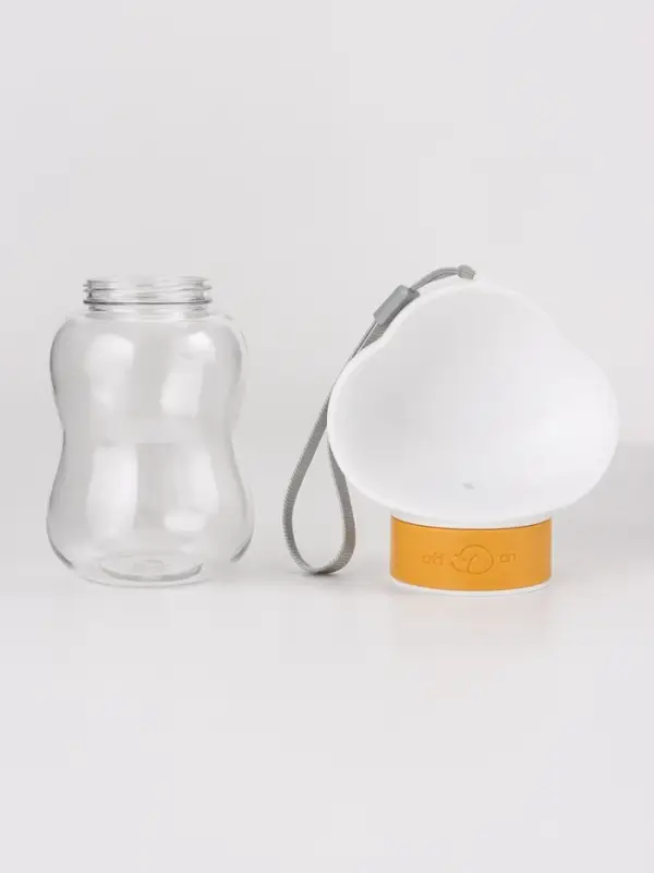 Поилка прогулочная, 585 мл, жёлтая