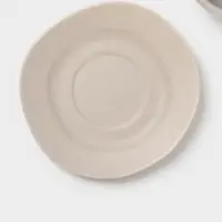 Чайная пара Magistro Potter, 2 предмета: чашка 250 мл, блюдце d=15.3 см, фарфор, светло-серая