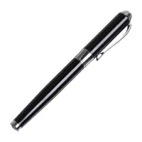 Ручка подарочная Calligrata &laquo;Классика&raquo;, шариковая, в футляре кожзам, корпус чёрный с серебристым