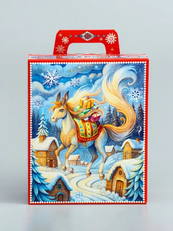 Подарочная новогодняя коробка «Небылицы», 15.5×7×19 см Подарочная новогодняя коробка «Небылицы», 15.5×7×19 см