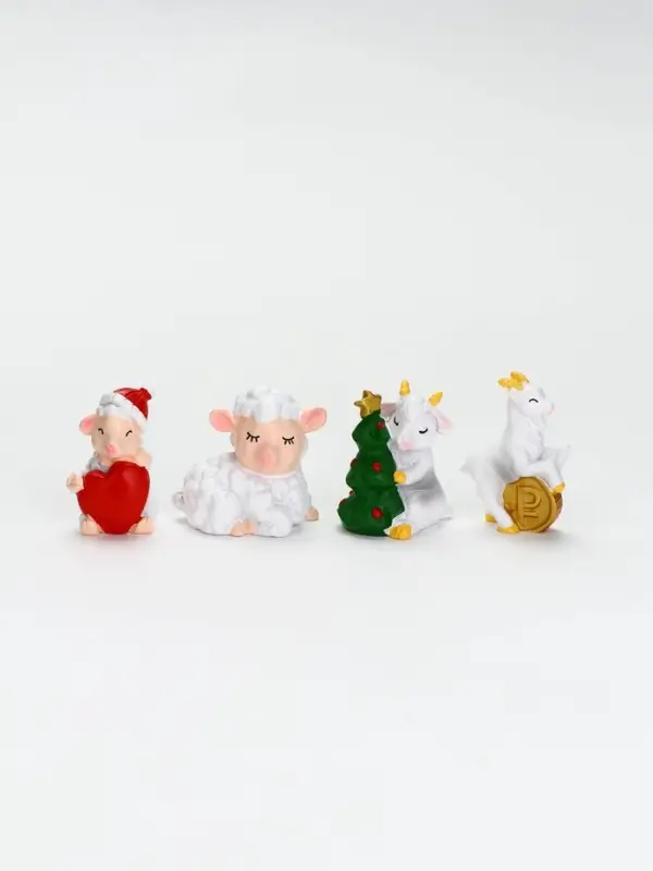 Статуэтка &laquo;Овечка и козочка&raquo;, 3.5&times;3.8 см МИКС