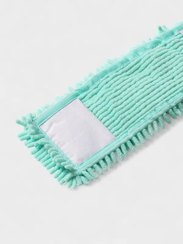 Насадка для плоской швабры &laquo;Доляна. Пастель&raquo;, 42&times;12 см, 80 г, микрофибра букли, мятная