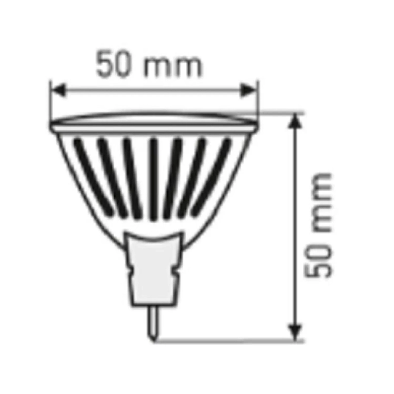 Лампа светодиодная ЭРА LED MR16-12W-840-GU5.3 12Вт GU5.3 4000К Б0040888
