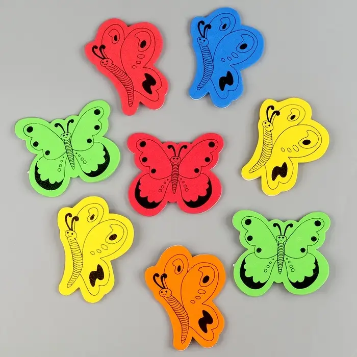 Набор фигурок из EVA &laquo;Бабочки&raquo;, на клеевой основе, 13 г, цвет МИКС