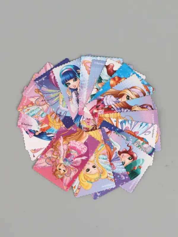 Наклейки для подарков WINX, 42 штуки в коробке. 3 х 4 см