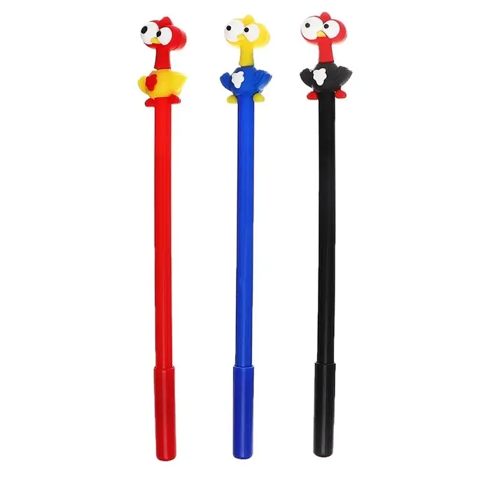 Ручка - прикол гелевая Calligrata «Курица», МИКС Ручка - прикол гелевая Calligrata «Курица», МИКС