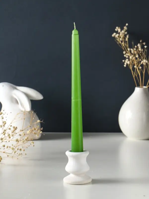 Набор: свечи ароматические конические 2.2&times;24 см, 4 шт., 50 г, 8 ч, ландыш