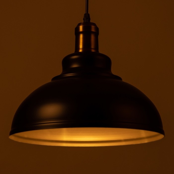 Светильник BayerLux Подвес "Спул" 1x40Вт E27 черный 29х29х125 см.