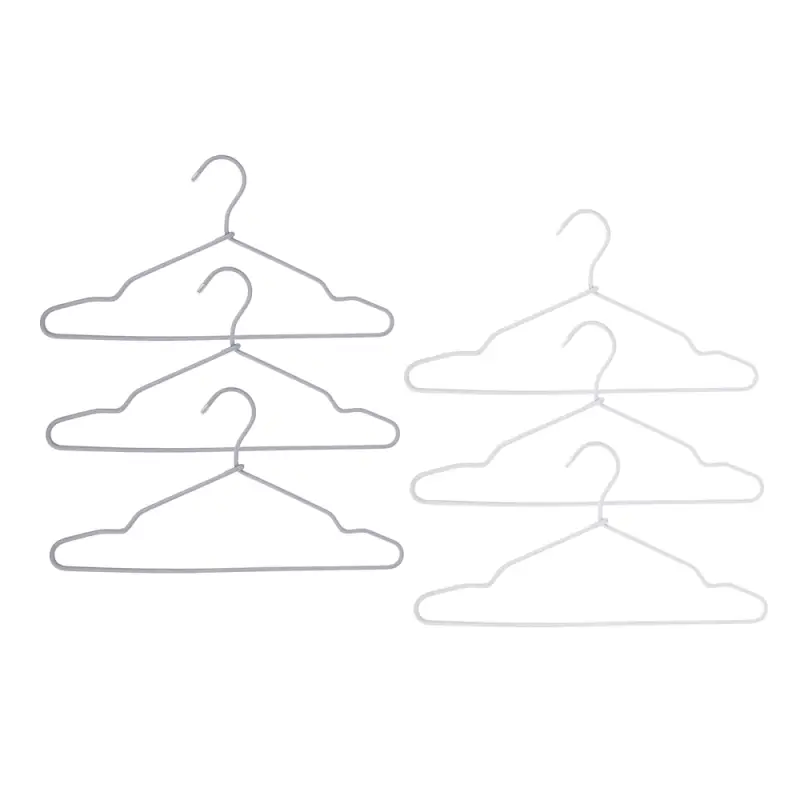 Вешалки для одежды тм VETTA, 3 шт, 40,5х20х0,5 см, металлические с текстильным покрытием, 2 цвета