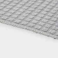 Коврик для сушки посуды "Квадарты" 38х30 см, цвет серый