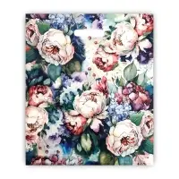 Пакет &laquo;Кремовые цветы&raquo;, полиэтиленовый с вырубной ручкой, 38&times;45 см, 60 мкм