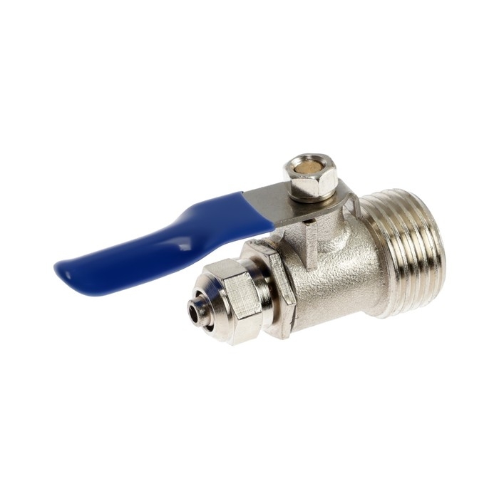 Кран переходник для подлкючения системы фильтрации ZEIN engr, НР1/2 Кран переходник для подлкючения системы фильтрации ZEIN engr, НР1/2"х1/4" под пласт. трубку