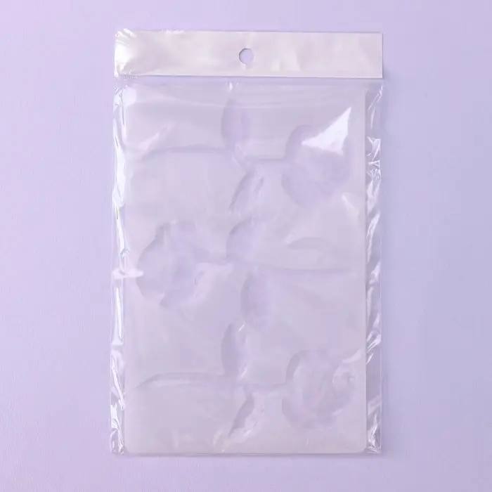 Форма для шоколада «Розы», силикон, 3 ячейки, 19×12.5×0.1 см, прозрачная