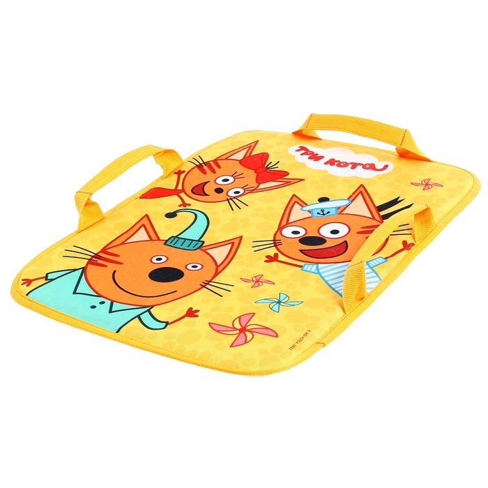 Ледянка мягкая «Три кота», жёлтый, 40×54 см Ледянка мягкая «Три кота», жёлтый, 40×54 см