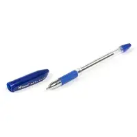 Набор шариковых ручек, 4 цвета, прозрачный корпус, в блистере