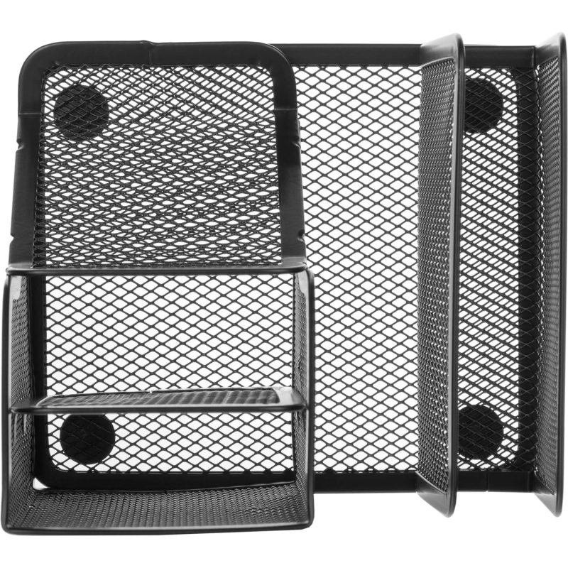 Подставка-органайзер Attache 4отд канцел/писем 130х150х73мм металл сет черн