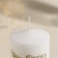 Свеча пасхальная столбик "ХВ!" 5х10 см