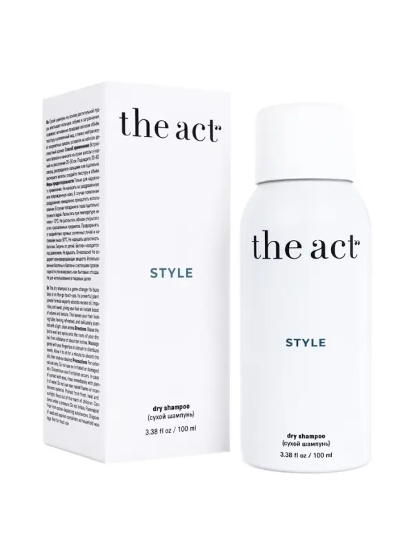 Сухой шампунь для волос The Act, 100 мл