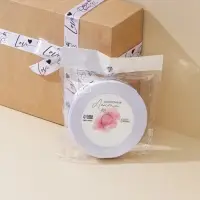 Лента атласная, подарочная упаковка, Love, белая, 2 см &times; 22.5 м