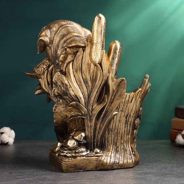 Подставка под бутылку "Охота" бронза