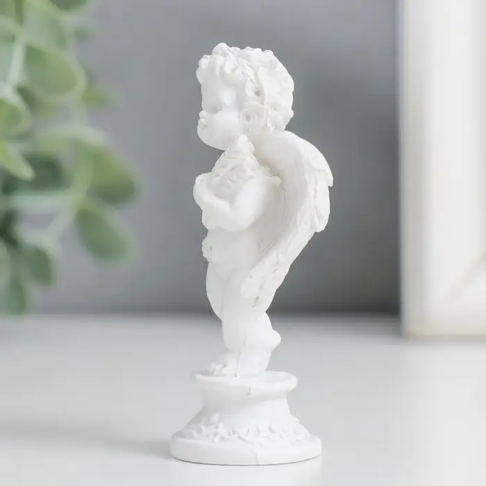 Сувенир полистоун Сувенир полистоун "Белоснежный ангел с урожаем" МИКС 7х3,7х2,8 см