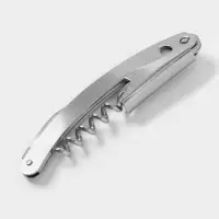 Штопор для вина складной Steel, h=11 см, серебристый