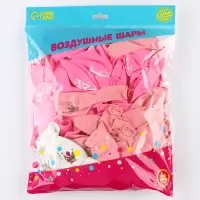 Воздушные шары латексные 12" &laquo;С днём рождения. Корона&raquo;, 100 шт.